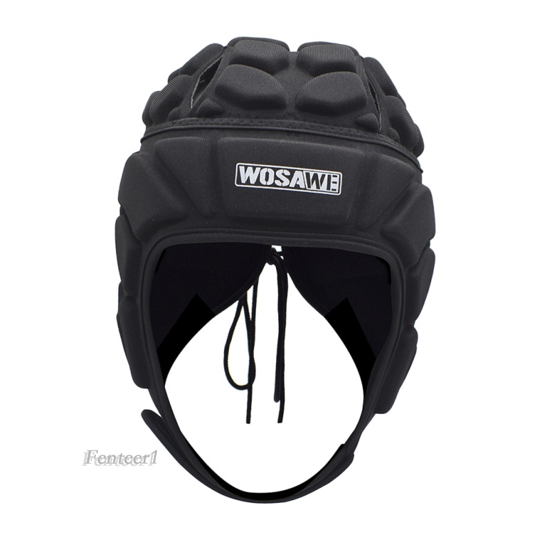 [Fenteer1] Mũ Bảo Hiểm EVA Chống Sốc Phong Cách Thể Thao Bóng Bầu Dục Bóng Bầu Dục M Màu Đen