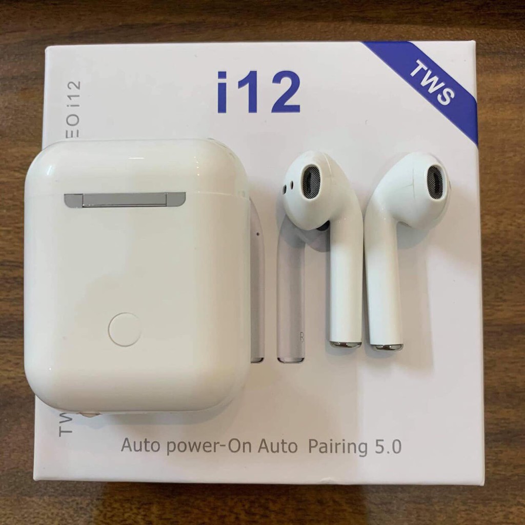 Tai nghe tws i12 bluetooth nhét tai không dây gaming in ear chính hãng giá rẻ có mic nghe nhạc chống nước chống ồn