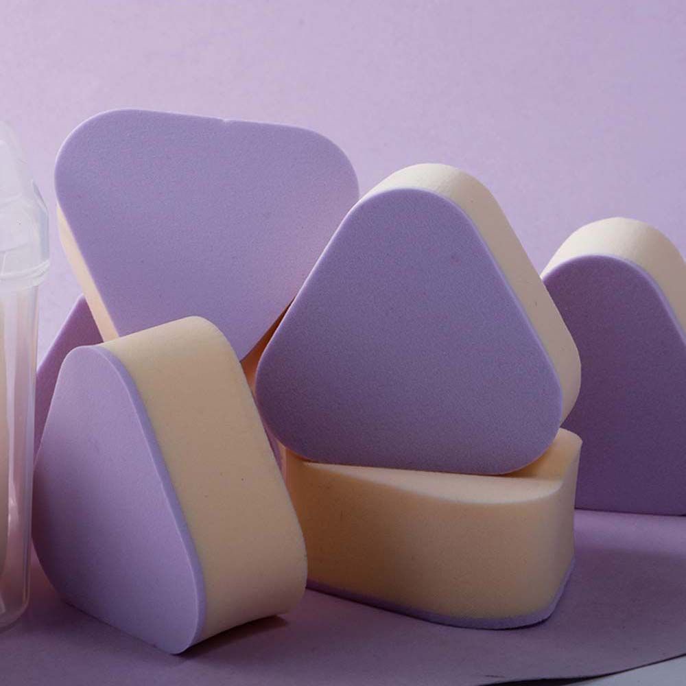 [Hàng mới về] Bộ 1/4 mút trang điểm hình tam giác mềm mại có thể sử dụng ướt và khô tiện dụng