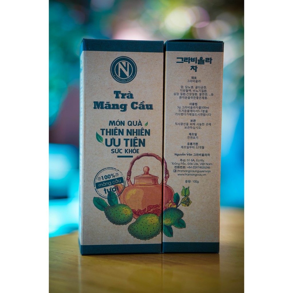 [CHÍNH HÃNG] Trà Mãng Cầu Nguyễn Văn Hộp 100g - Giúp Ngủ Ngon Và Hỗ Trợ Người Huyết Áp Cao | BigBuy360 - bigbuy360.vn