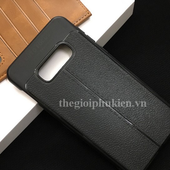 Ốp lưng SamSung Galaxy S10E silicon giả da, chống sốc Auto Focus