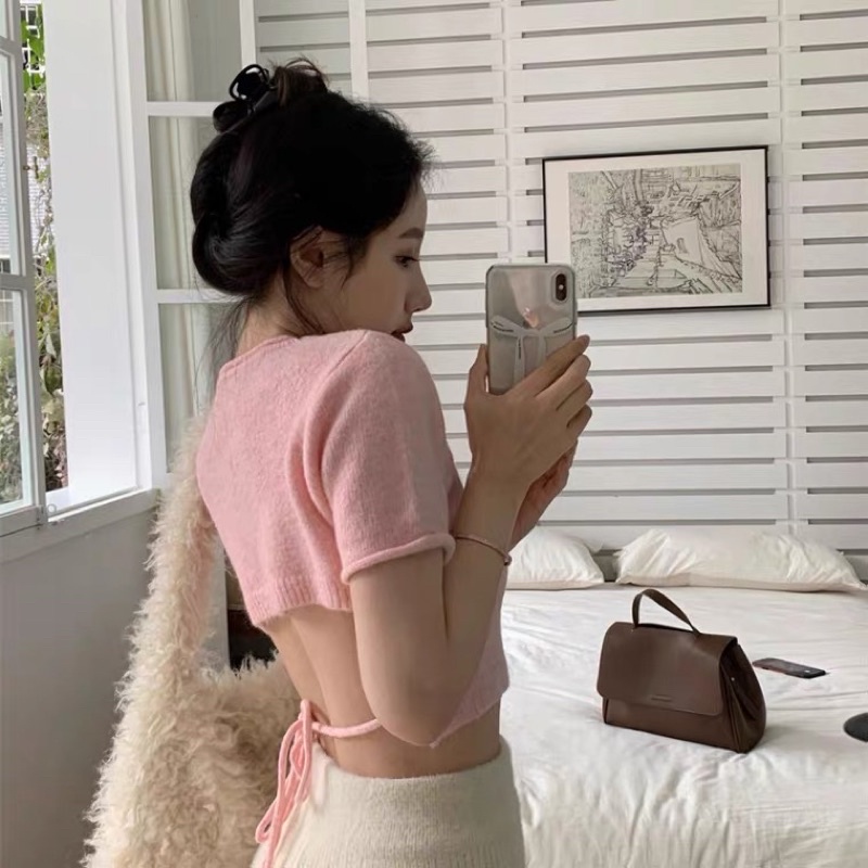 ÁO CROPTOP CỘT LƯNG