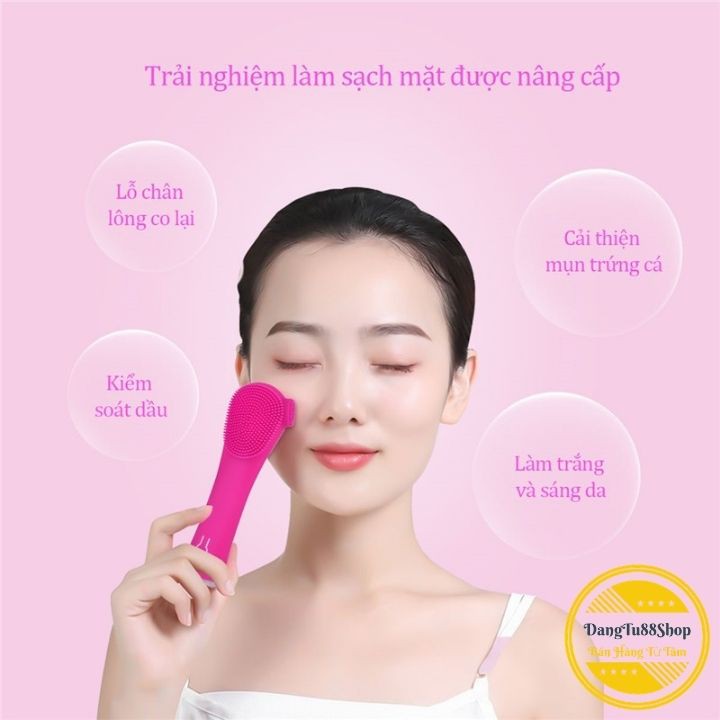 Máy Rửa Mặt FOREVER Chất Liệu Silicone [Thân Máy Chống Nước]