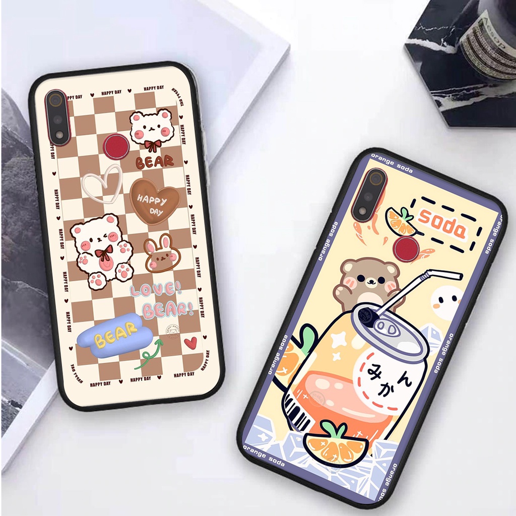 Ốp lưng Realme 3 / 3 PRO in hình 3D GẤU cute be@r, soda, happy day cực hot ,thời thượng