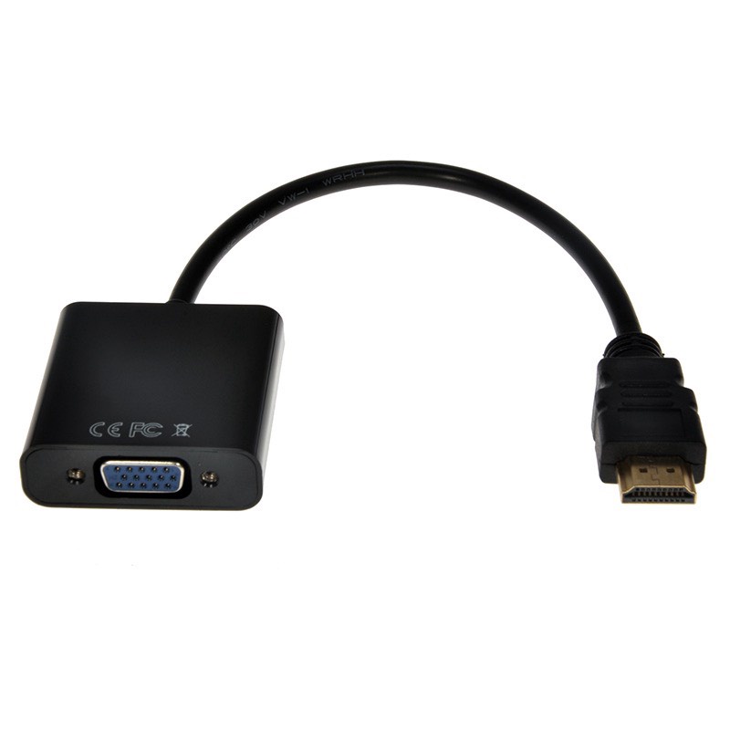 Cáp chuyển đổi HDMI sang VGA 15cm (Đen)
