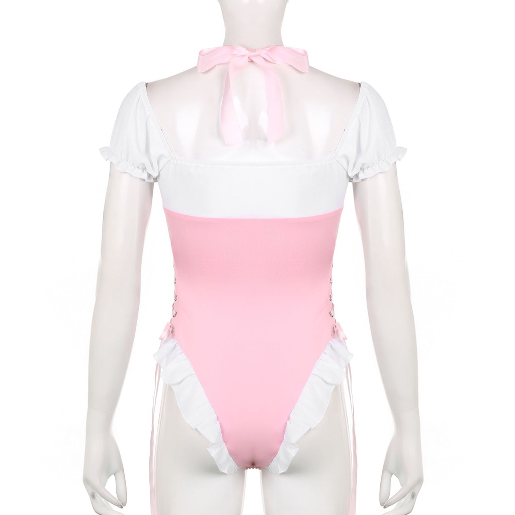 Jumpsuit SweeticMe Tay Phồng Hai Lớp Thời Trang Dành Cho Nữ