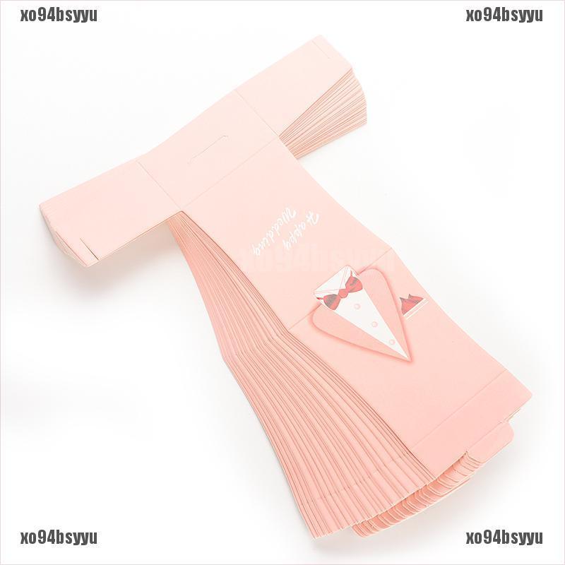 Set 100 Hộp Đựng Kẹo Cưới Hình Cô Dâu Chú Rể Hoạt Hình Xo94Bsyu