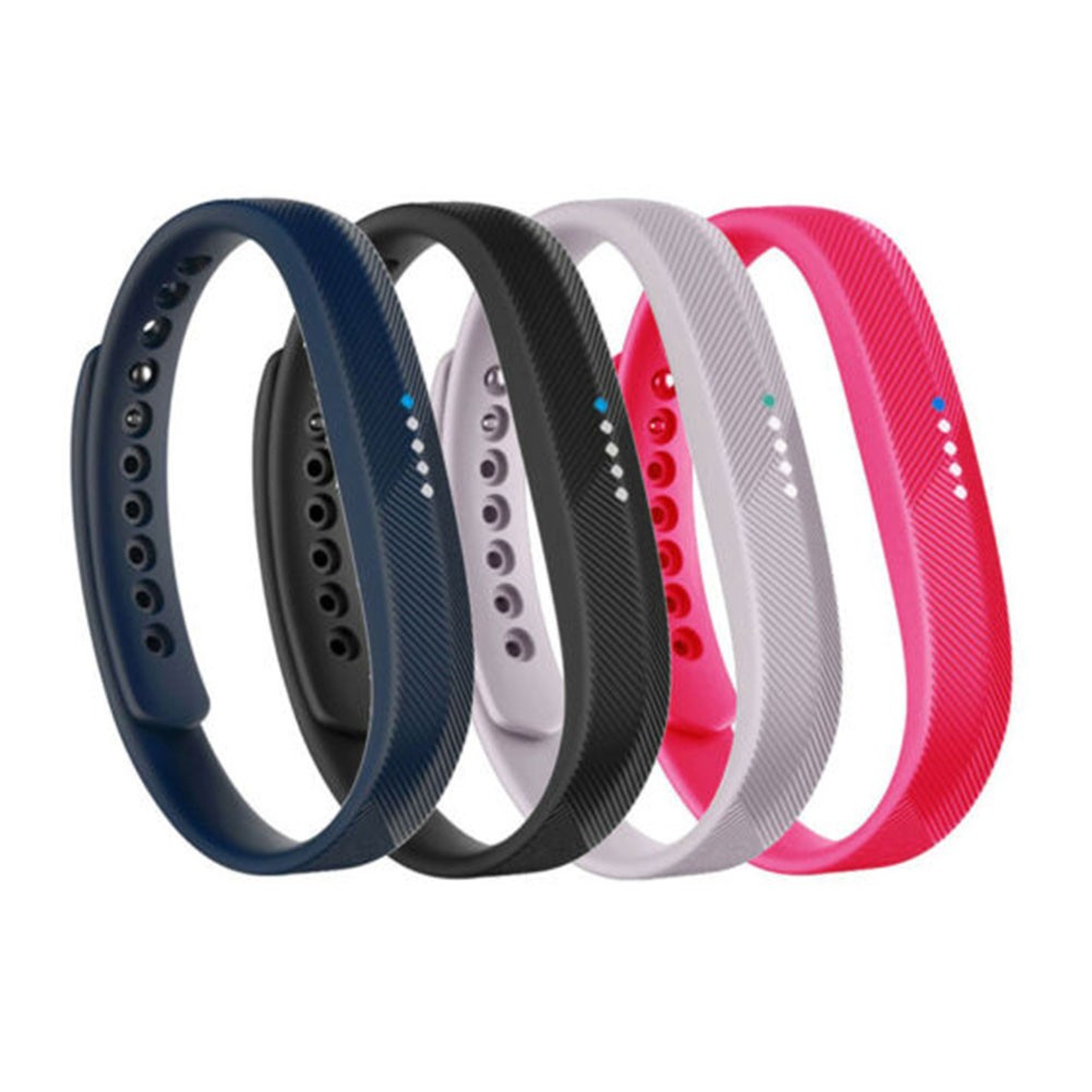 Dây Đeo Thay Thế Silicon Thiết Kế Nhiều Lỗ Thời Trang Cho Fitbit Flex 2
