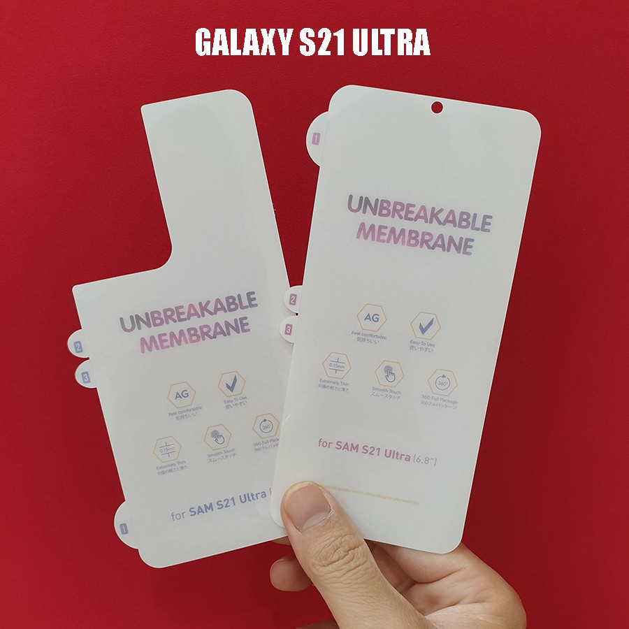 PPF chống bám vân tay Samsung Galaxy S21 Ultra
