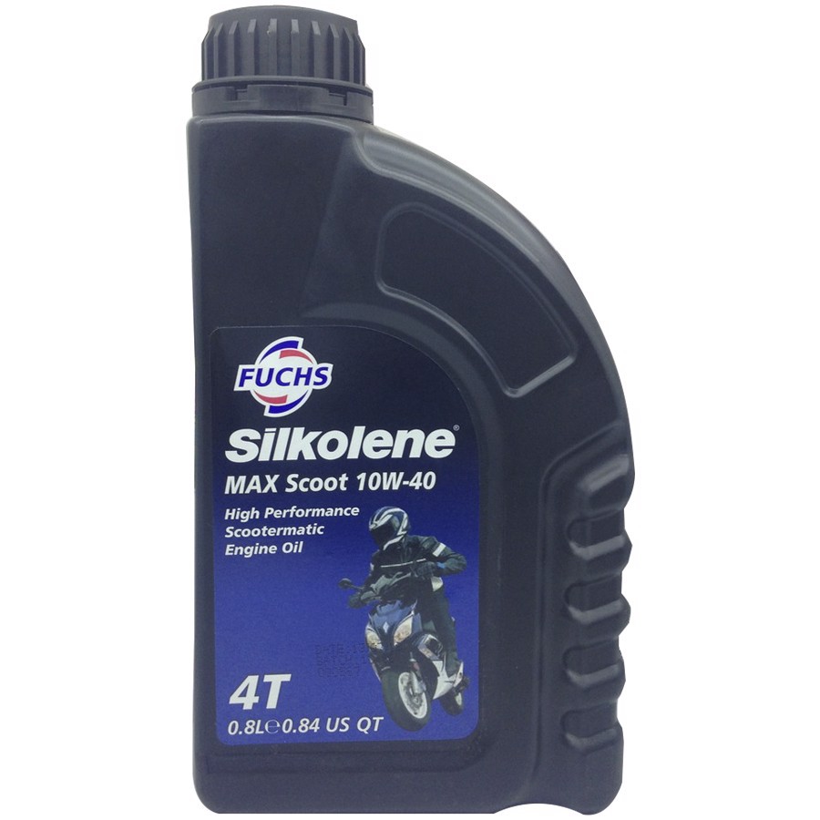 Dầu nhớt cho xe tay ga cao cấp  Fuchs Silkolene Max Scoot 10W40 0.8l/Indonesia