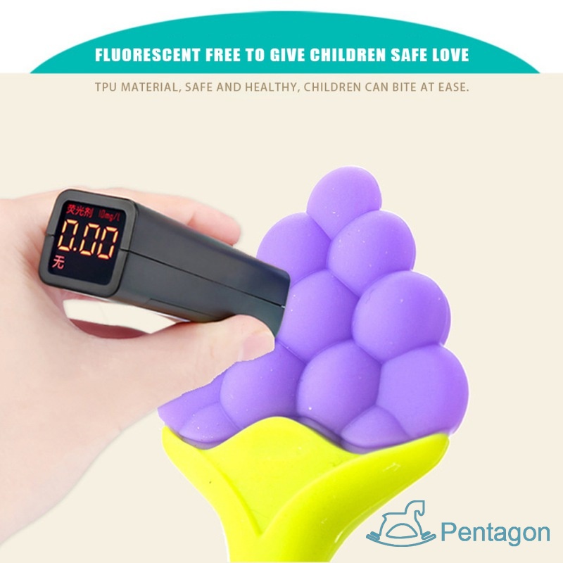 Đồ Chơi GặM NướU HìNh TráI Cây Ba Chiều BằNg Silicone Cho Bé