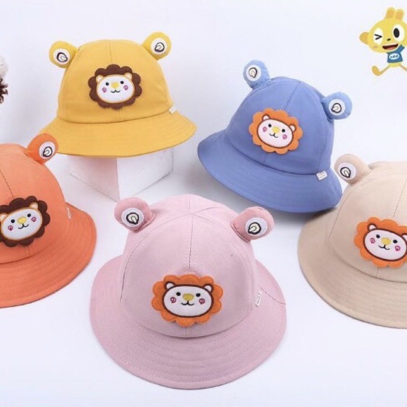 Mũ Bucket Tai Bèo Hình Hổ Con Dễ Thương Cho Bé