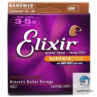 Bộ dây đàn guitar Elixir Nanoweb cao cấp tiện dụng