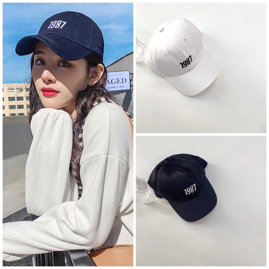 Mũ lưỡi trai nam nữ họa tiết thêu Nón kết phong cách Ulzzang form unisex nam nữ