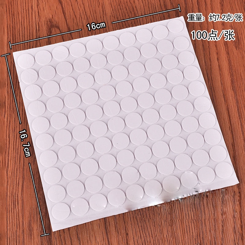 Set 100 băng dán chấm tròn tự dính dùng trang trí bóng bay