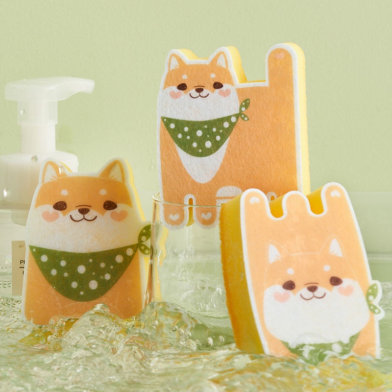 Set 3 Miếng Bọt Biển Rửa Chén Tiện Lợi Cho Nhà Bếp