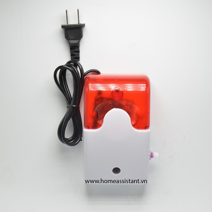 Đèn Chớp Còi Hú Báo Động Mất Điện 1 Pha 220V MD01