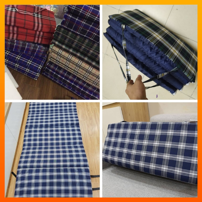 ĐỆM GẤP VĂN PHÒNG có khóa kéo tiện ích 1m68 x 56cm x 3cm.