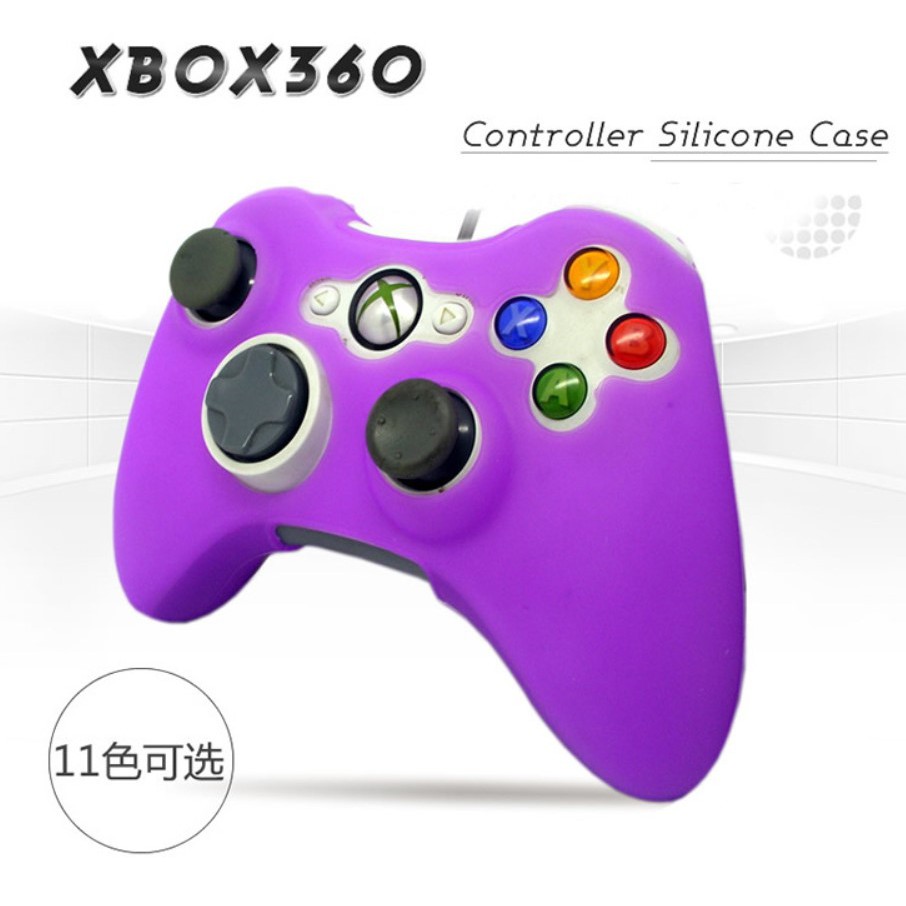 Vỏ Silicone Mềm Bảo Vệ Tay Cầm Chơi Game Xbox 360