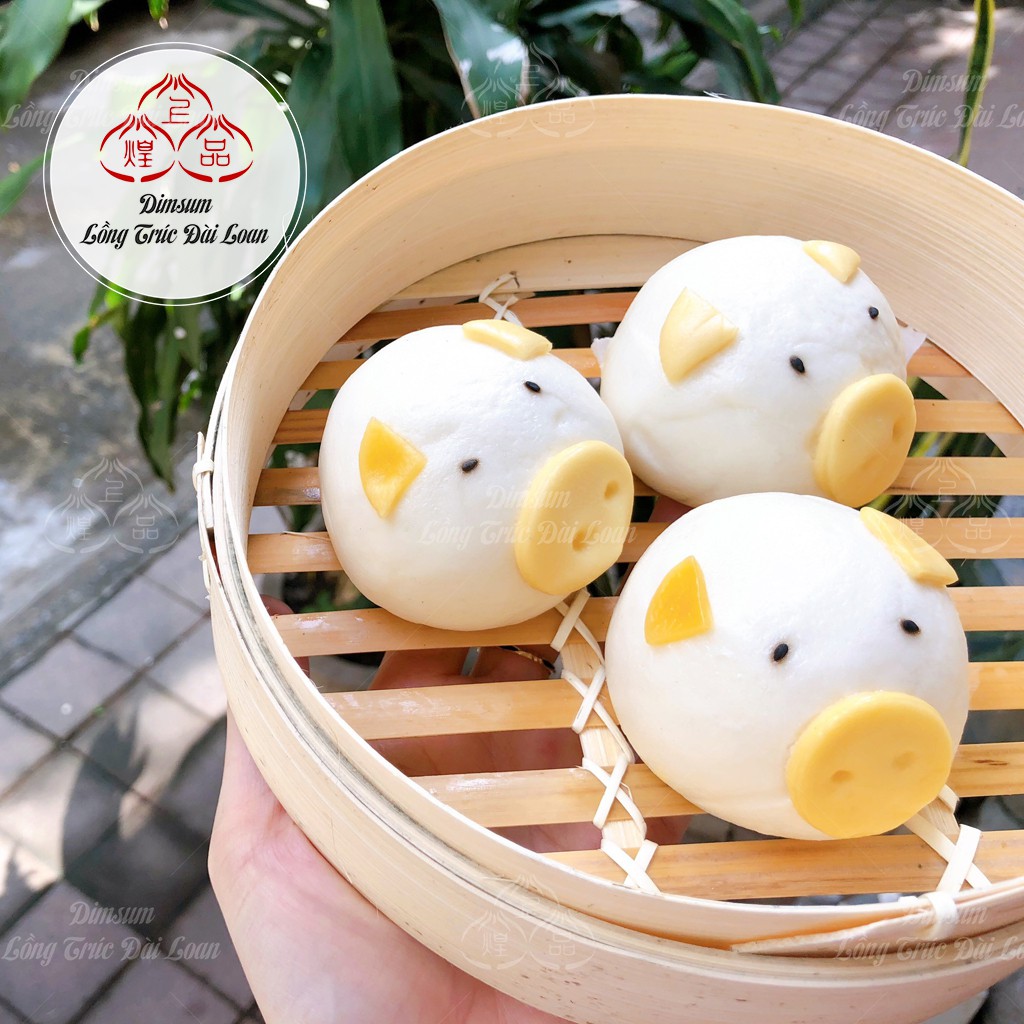 Bánh Bao Trứng Bơ Sữa - Dimsum Lồng Trúc Đài Loan