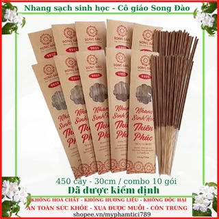 [Thần Tài] Combo 10 Túi Nhang Sinh Học Thiên Phúc 30cm -Nhang Sạch 2 Trong 1 Thờ Cúng & Xua Muỗi. Cam Kết 100% Tự Nhiên