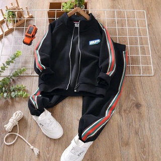 Set đồ thể thao thiết kế mới năng động thời trang mùa thu dành cho bé trai