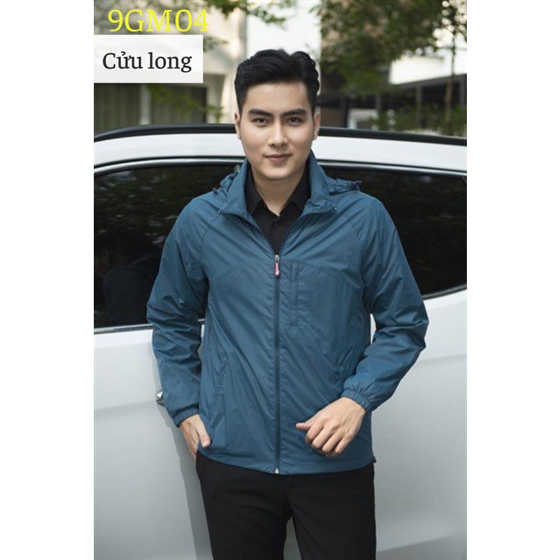 Áo Gió Nam 2 Lớp 𝐂𝐀𝐑𝐃𝐈𝐍𝐀 𝑺𝒂̀𝒊 𝑮𝒐̀𝒏 Chất Liệu Gió Trơn Lót Lưới Cao Cấp Cản Gió Cản Bụi Chống Nắng Gọn Nhẹ Mã 9GM