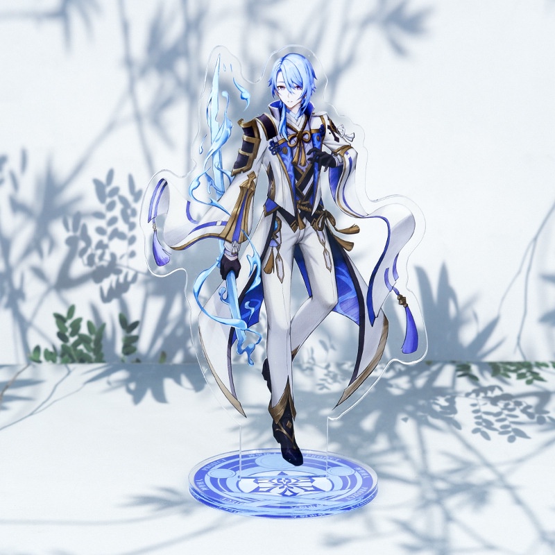 Mô hình Standee nhân vật AYATO KAMISATO Genshin Impact game anime chibi tượng mica trong trưng bày