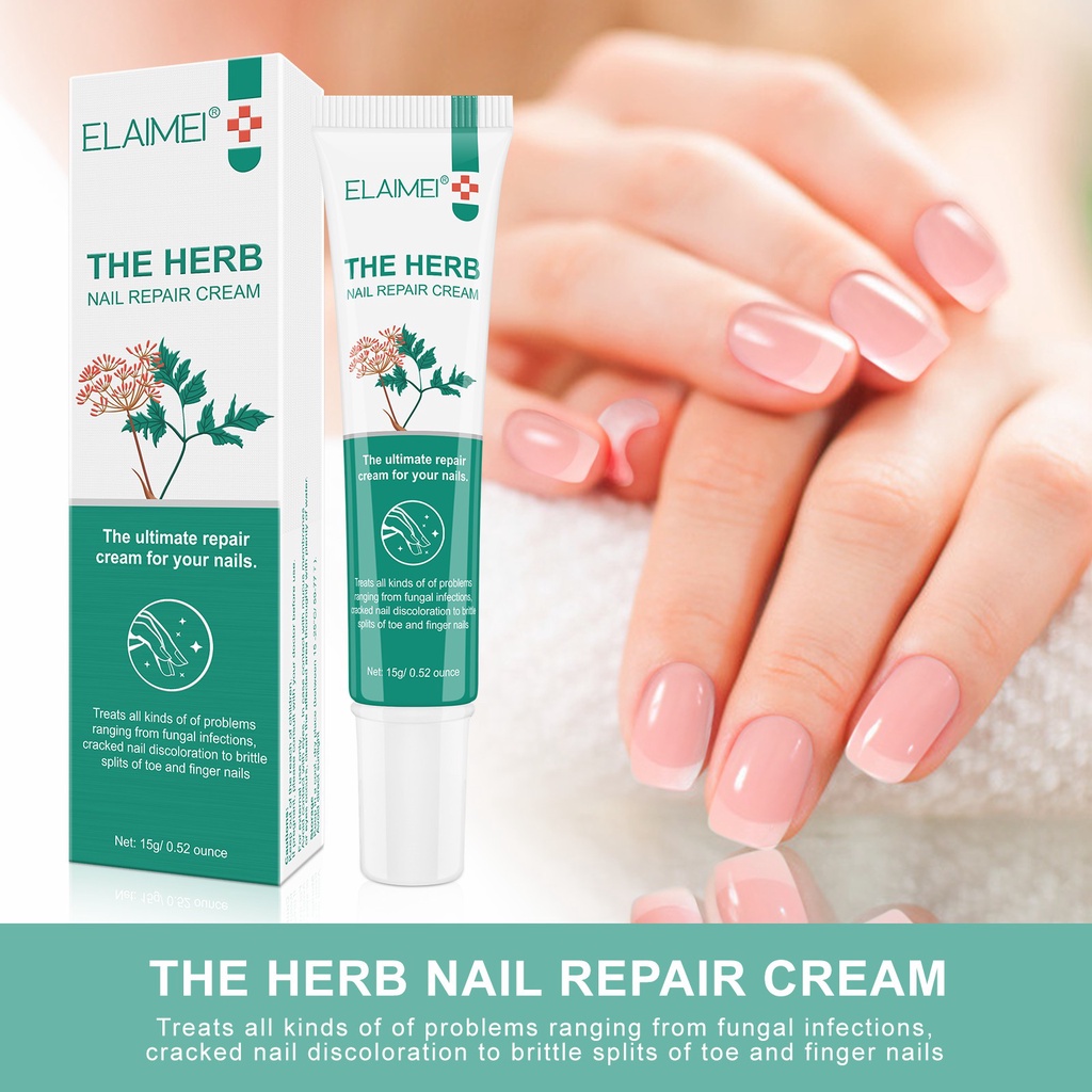 Kem phục hồi móng JULYSTAR chăm sóc chống nứt/móng nấm/ làm dịu móng 15g