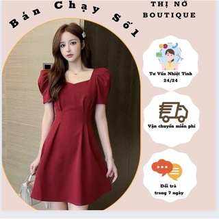 Đầm dự tiệc đỏ - freeship - đầm đen dự tiệc - đầm chéo dây - hàng cao cấp loại 1