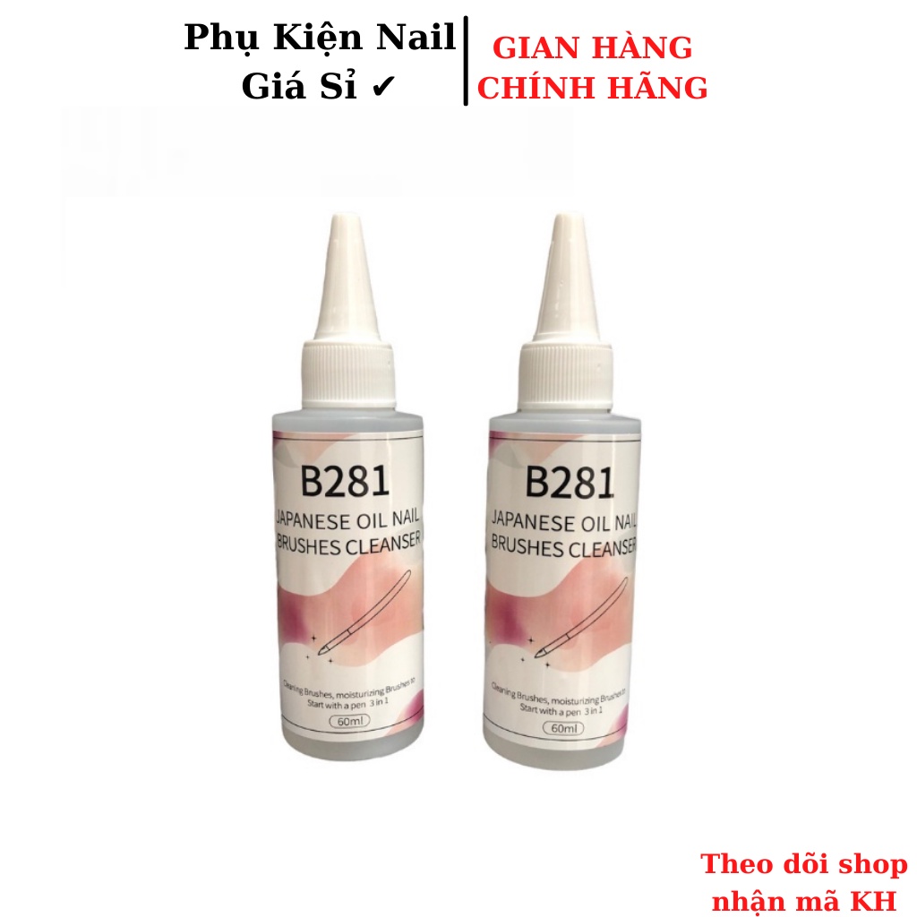 nước rửa cọ b281 60ml chính hãng