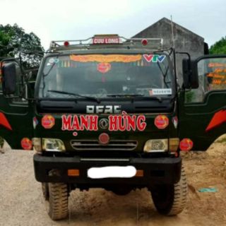 Tem decal limousine, vạn dặm bình an hoa văn (sl 1 tem)