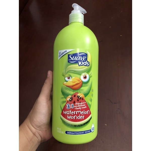 ❤ [Date 2024] Sữa tắm gội xả em bé Suave Kids 1.18L Mỹ, Dưa hấu + Táo | BigBuy360 - bigbuy360.vn