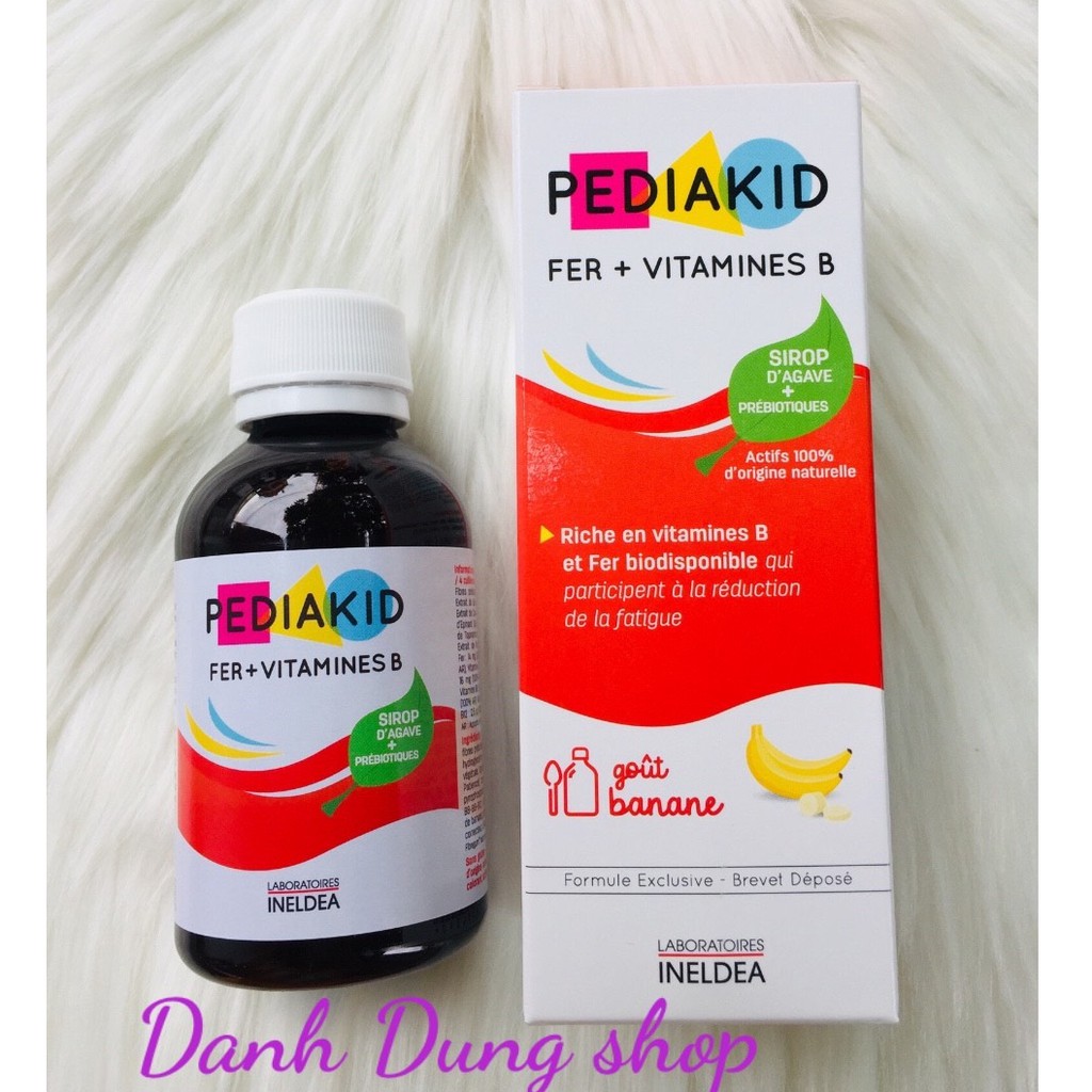 Siro Pediakid Bổ Sung Fer + Vitamines B