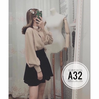 Bigsize Áo sơ mi tay dài A32