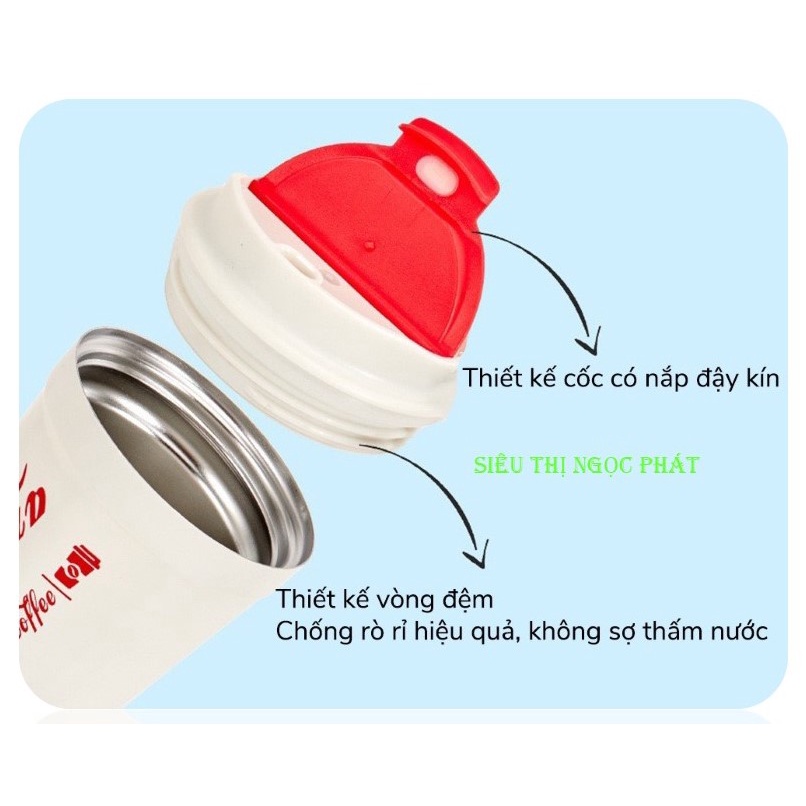 [SIÊU ĐẸP, SIÊU XỊN XÒ] Ly giữ nhiệt LEO COFFEE CUP 620ml_Rất phong cách
