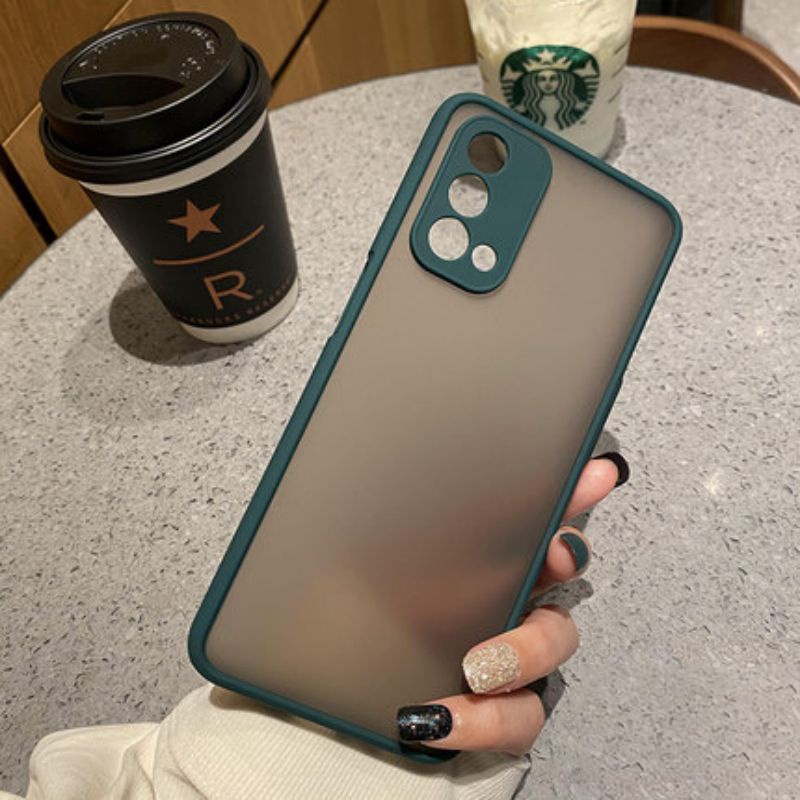 OPPO A95 A77 A76 A96 A16k A74 A54 A94 A15s A15 A93 A73 A12 A5s Ốp điện thoại mặt nhám chống sốc cho