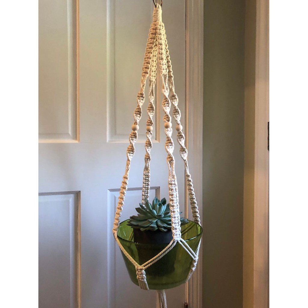 Dây treo chậu cây macrame