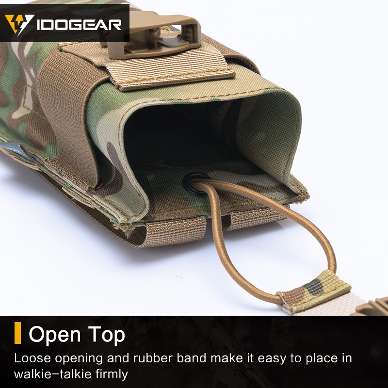 Idogear Túi Đựng radio rrv vest walkie talkie mbitr tri prc-148 152 3552