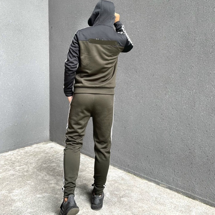 Bộ nỉ mũ nam - bộ quần áo thu đông nam quảng châu - set đồ nỉ nam có mũ