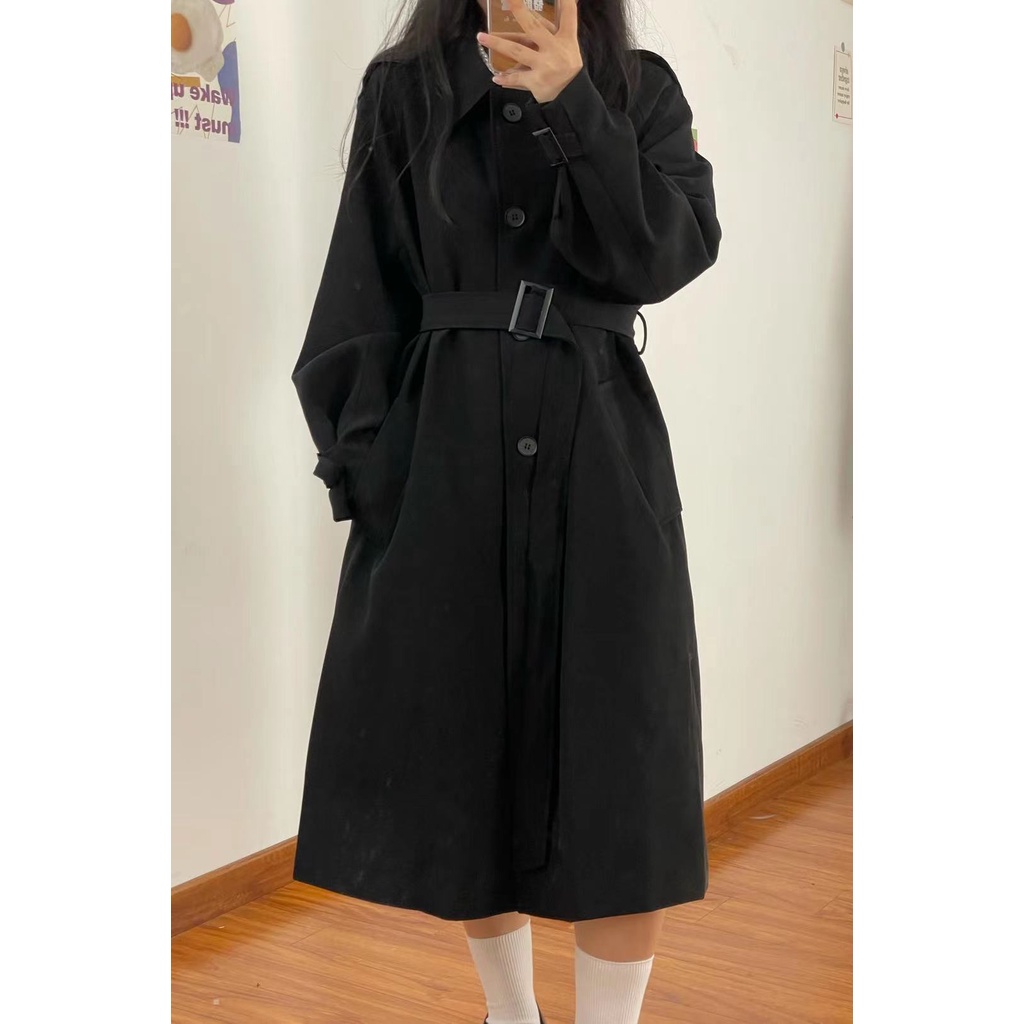 Áo choàng dài qua đầu gối phong cách HQ | BigBuy360 - bigbuy360.vn