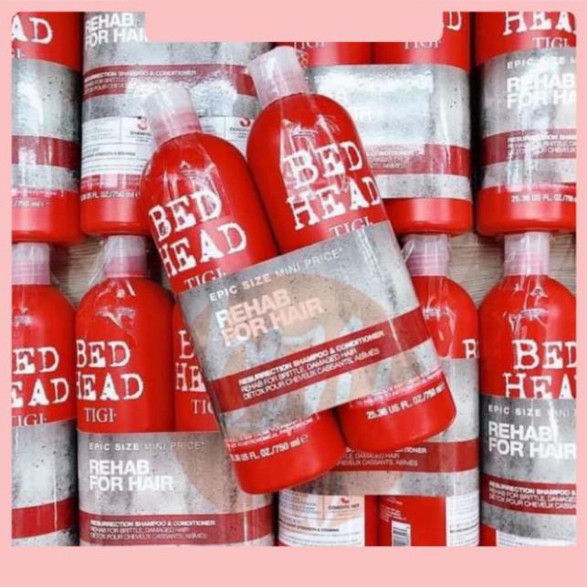 TIGI BED HEAD ⚡FreeShip⚡ Dầu Gội TiGi Đỏ 1500ML / Cặp Phục Hồi Tóc Hư Tổn [CHÍNH HÃNG]