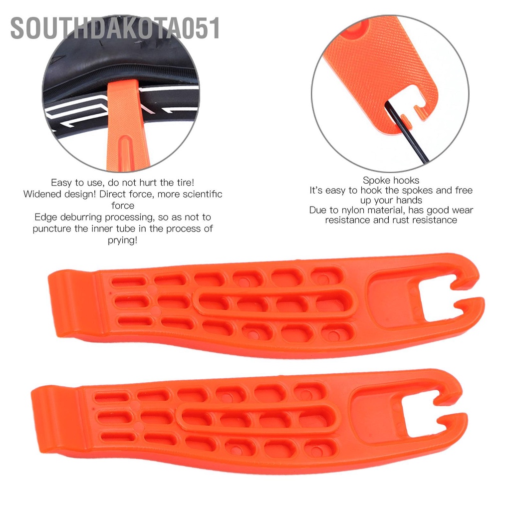 Hàng HOT 3Pcs Đòn bẩy tháo lắp lốp xe đạp chuyên dụng Nylon để bảo dưỡng sửa chữa【Southdakota051】