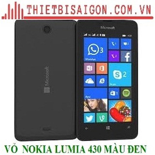 VỎ NOKIA LUMIA 430 MÀU ĐEN
