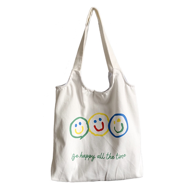 Túi đeo vai bằng vải canvas thiết kế mới mẻ dành cho nữ