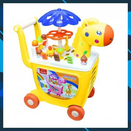 XE ĐẨY SIÊU THỊ Bán Kem HÌNH CHÚ HƯU