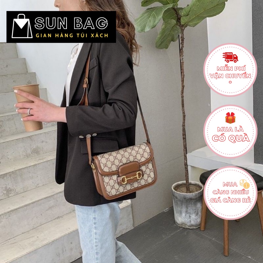 Túi xách nữ đeo chéo, túi đi chơi, đi học, da cao cấp size 24cm SB079
