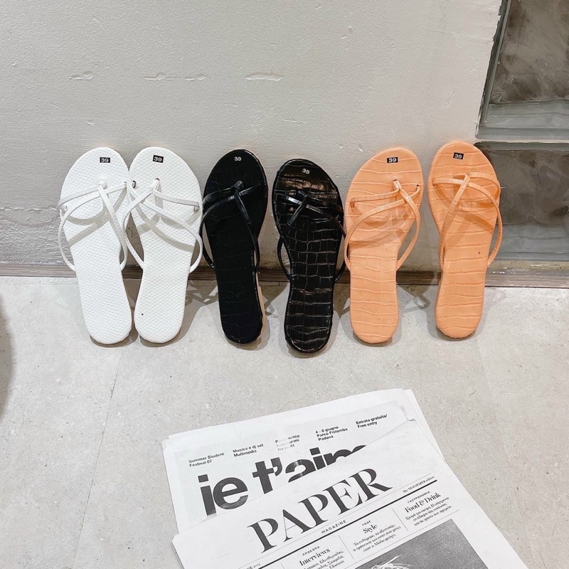 DÉP DÂY XỎ NGÓN DA RẮN SI BÓNG XINH ƠI LÀ XINH ❤️