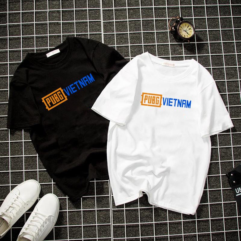 Áo thun unisex form rộng in pubg Việt Nam vải dày mịn 2019T1135