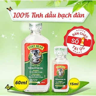 Dầu khuynh diệp Euky Bear 60ml